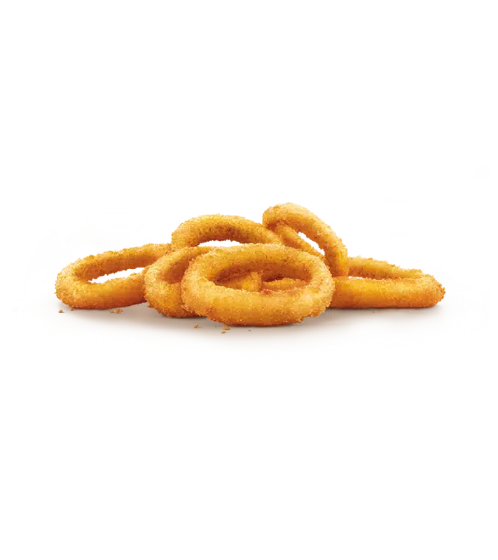 Hand made onion rings from Sonic menu prices featuring fresh onions hand-battered and fried to golden perfection, served hot as a crispy side dish at Sonic Drive-In