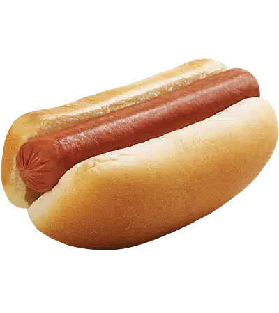 Plain hot dog from Sonic menu prices featuring a juicy grilled hot dog served in a soft warm bun without toppings for a simple and classic snack option